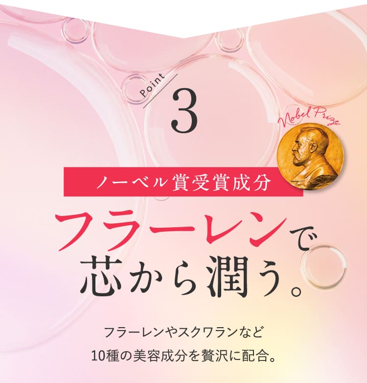 Point3 フラーレンで芯から潤う